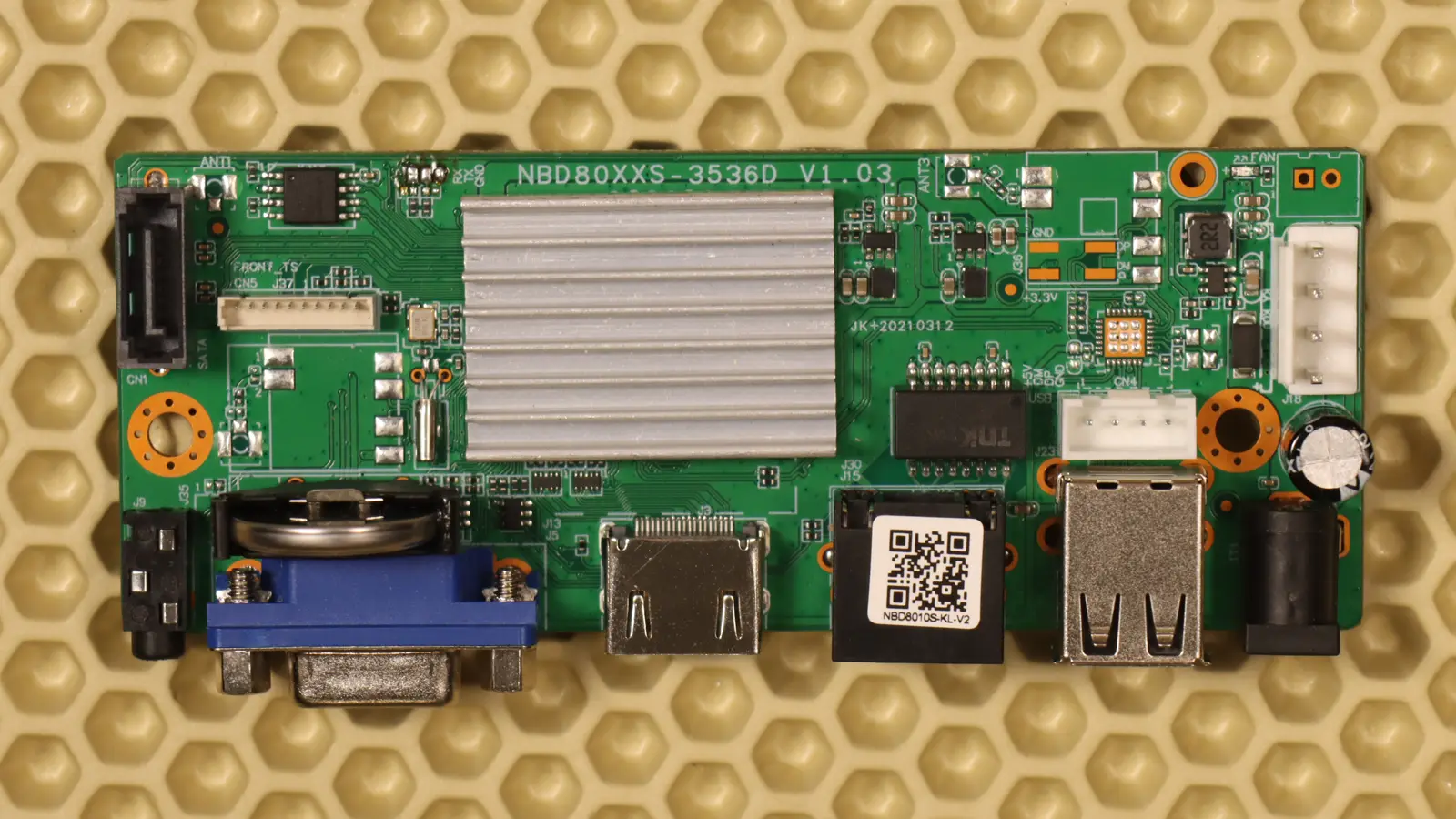 Hi3536DV100 NVR board prepared for OpenIPC FPV ground station use