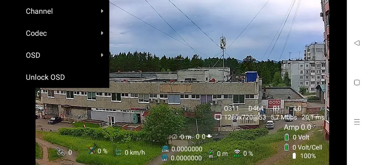 PixelPilot Android video and OSD interface